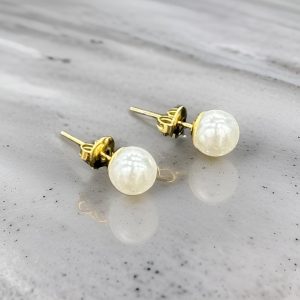 SMALL PEARL LOOK EARRING