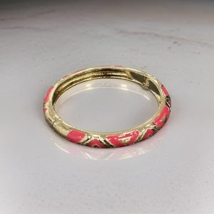 ENAMEL LOOK BRACELET - FUSCHIA