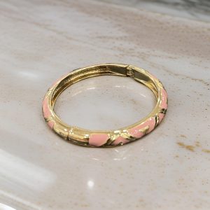 ENAMEL LOOK BRACELET - PINK