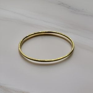 X RIBBED DENTED BRACELET (1 BRACELET)