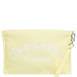 JUICY COUTURE TOWEL CLUTCH - YELLOW