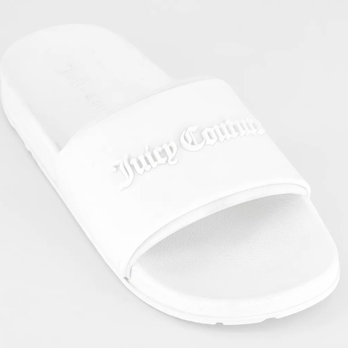 JUICY COUTURE EMBOSSED LOGO SLIDER - WHITE - Image 2