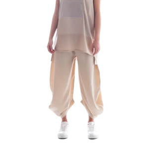 LINEN ELLIPTICAL PANTS