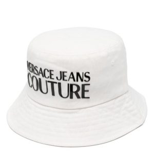 VERSACE JEANS BUCKET HAT - WHITE