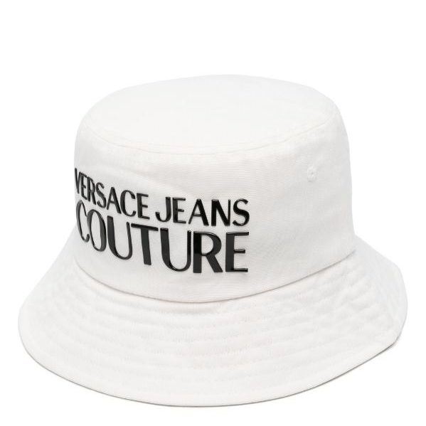 VERSACE JEANS BUCKET HAT - WHITE