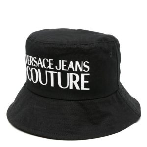 VERSACE JEANS BUCKET HAT - BLACK