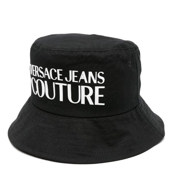 VERSACE JEANS BUCKET HAT - BLACK