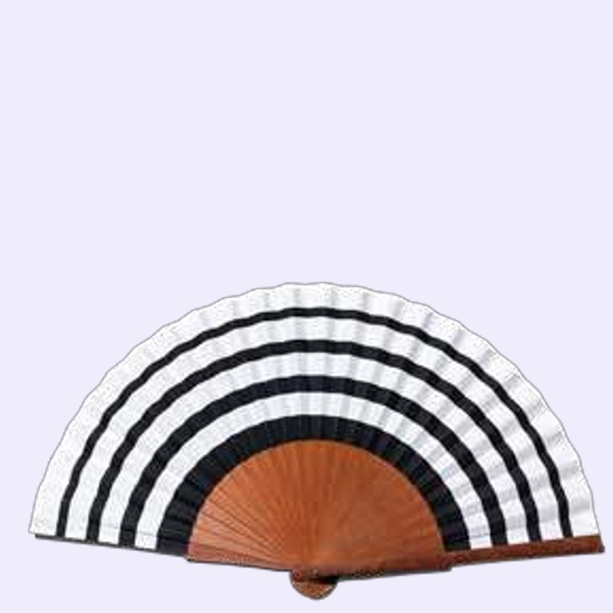 FASHION FAN MEDIUM - ZEBRA