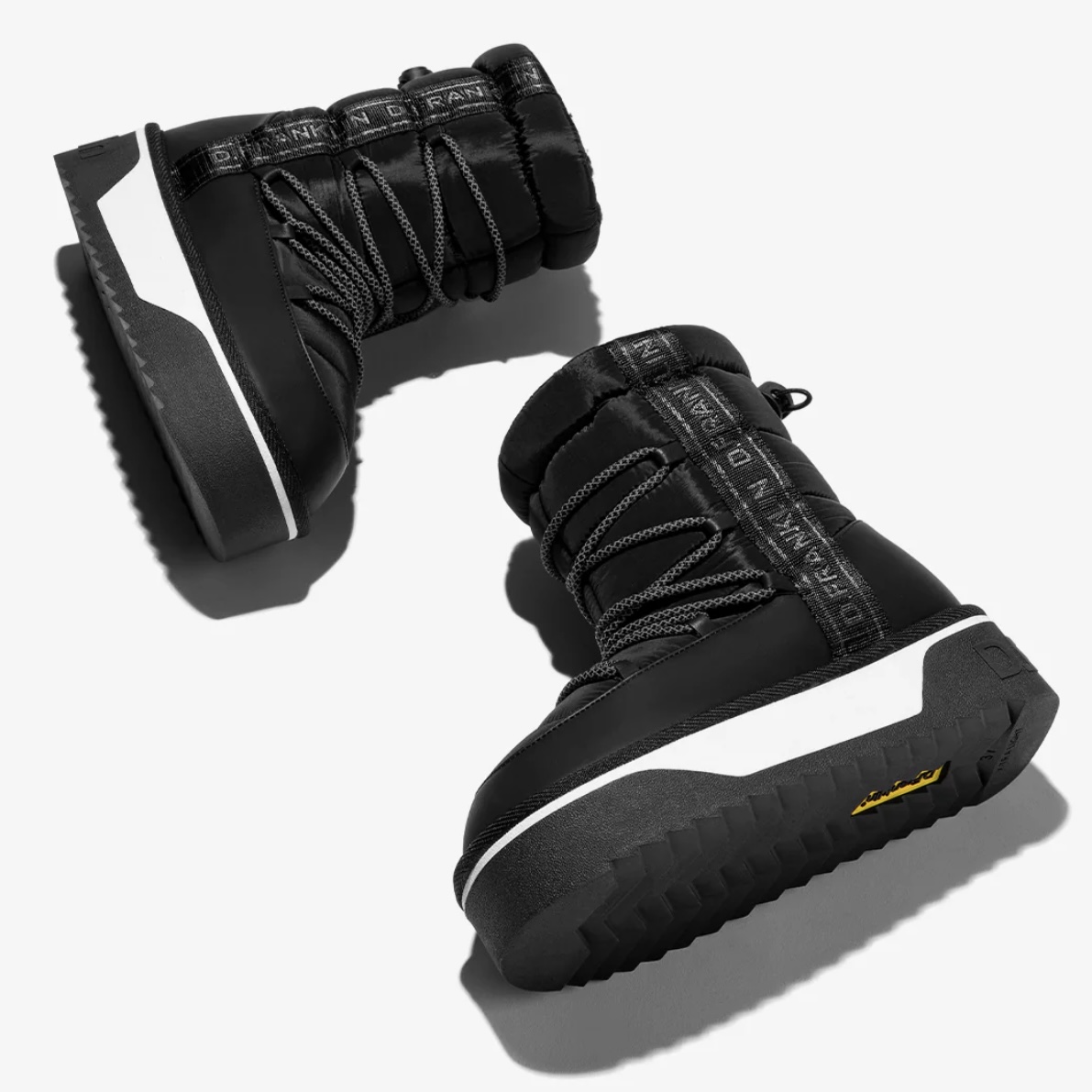 PUFF TALL MOON LACED BOOT - BLACK - Image 3