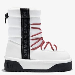 PUFF SHINY MOON LACED BOOT - WHITE