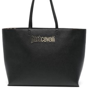JUST CAVALLI LARGE SAFFIANO HANDBAG