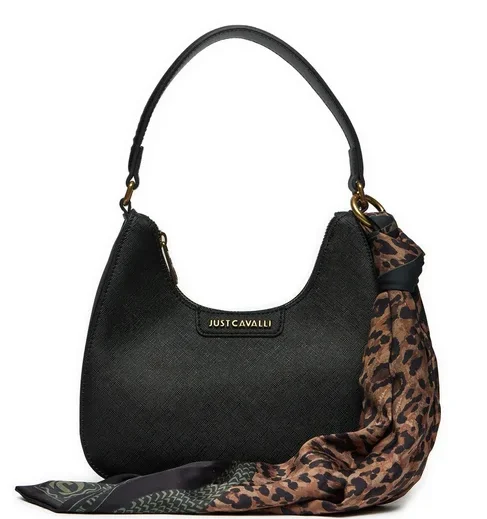 JUST CAVALLI MOON SHAPE RETRO LOGO WITH FOULARD