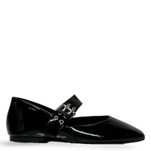 HECATE PATENT ECO LEATHER FLATS