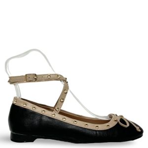 STUDDED GILLIANA BALLERINAS