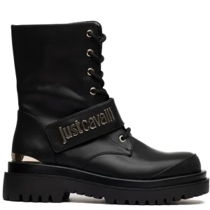 JUST CAVALLI LOGO ARMY BOOTS
