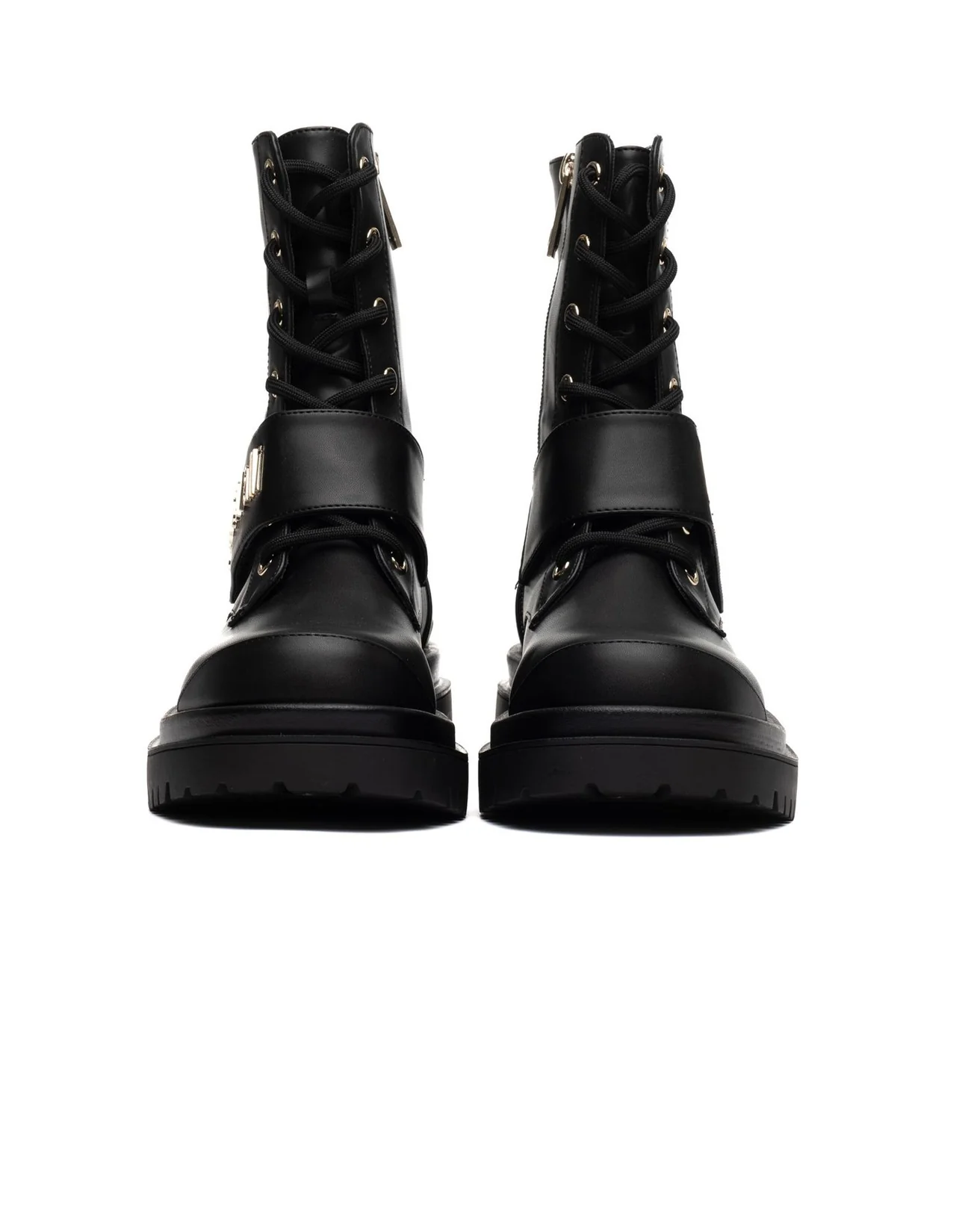 JUST CAVALLI LOGO ARMY BOOTS - Image 4