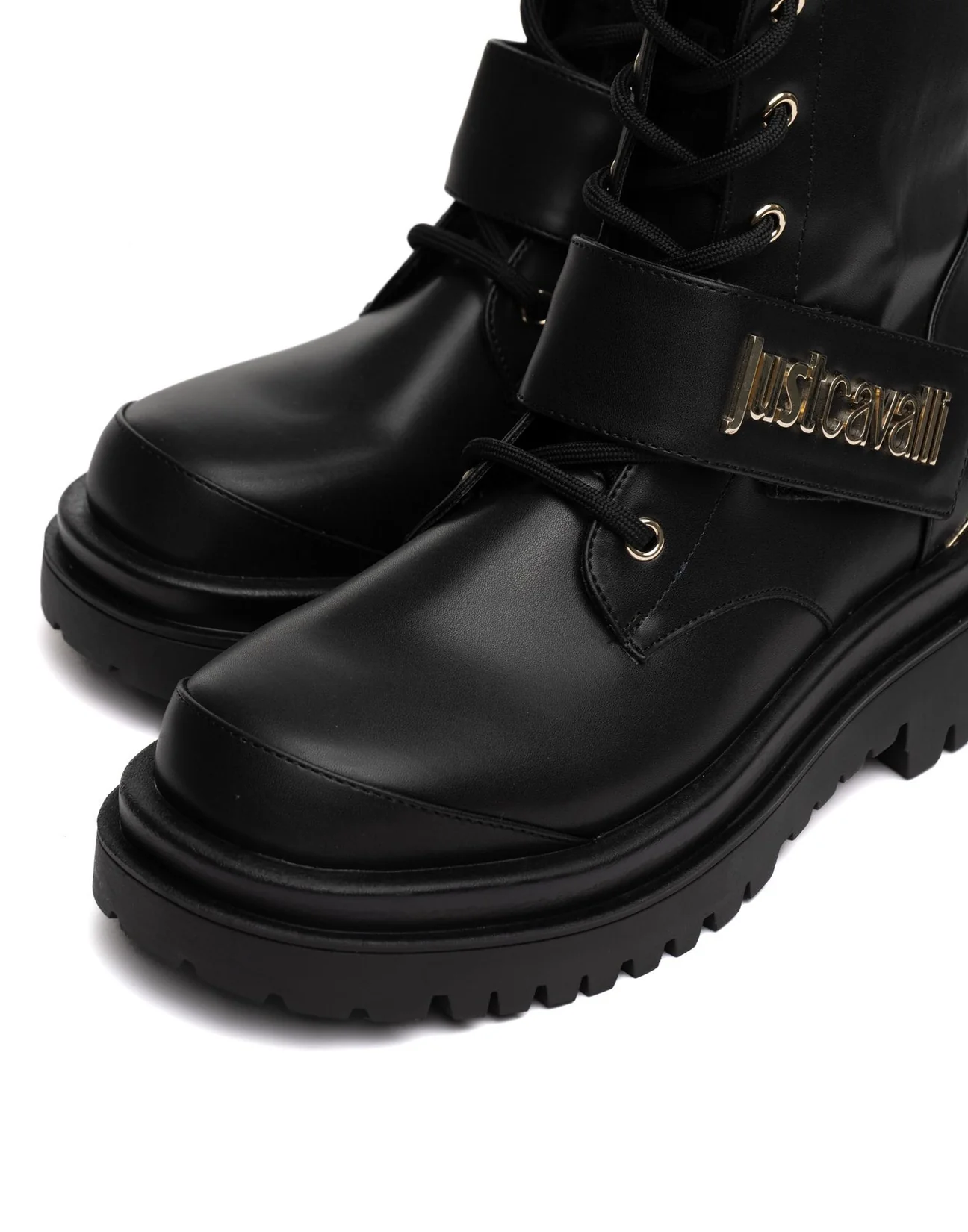 JUST CAVALLI LOGO ARMY BOOTS - Image 2