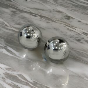 HEMISPHERE EARRINGS - SILVER