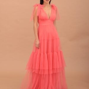 AELIA DRESS - CORAL