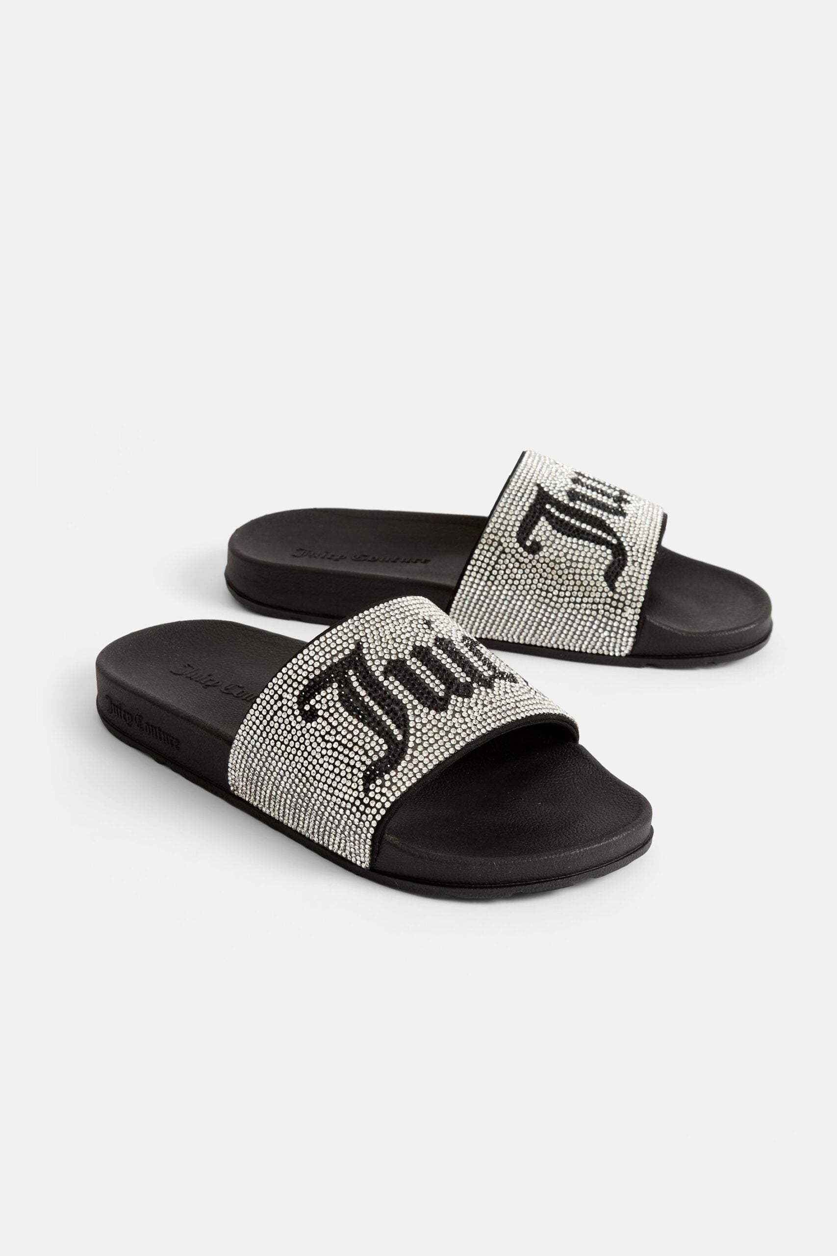 JUICY COUTURE CRYSTAL EMBELLISHED SLIDERS - Image 3