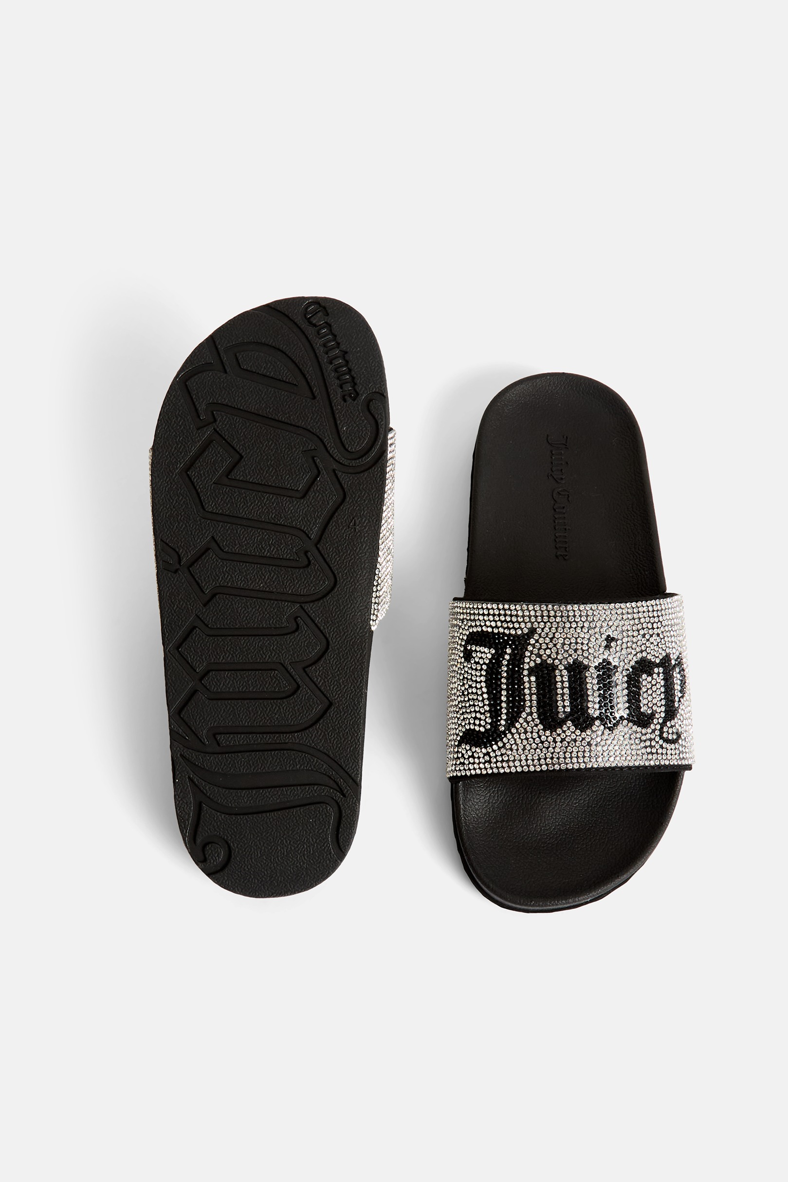 JUICY COUTURE CRYSTAL EMBELLISHED SLIDERS - Image 4