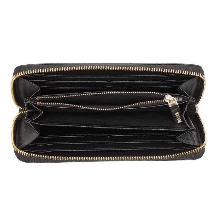 JUST CAVALLI LOGO LARGE WALLET - BLACK - Image 3