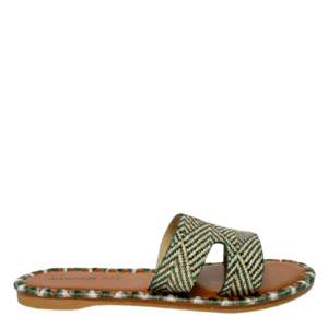 WOVEN HERMANO FLATS - GREEN