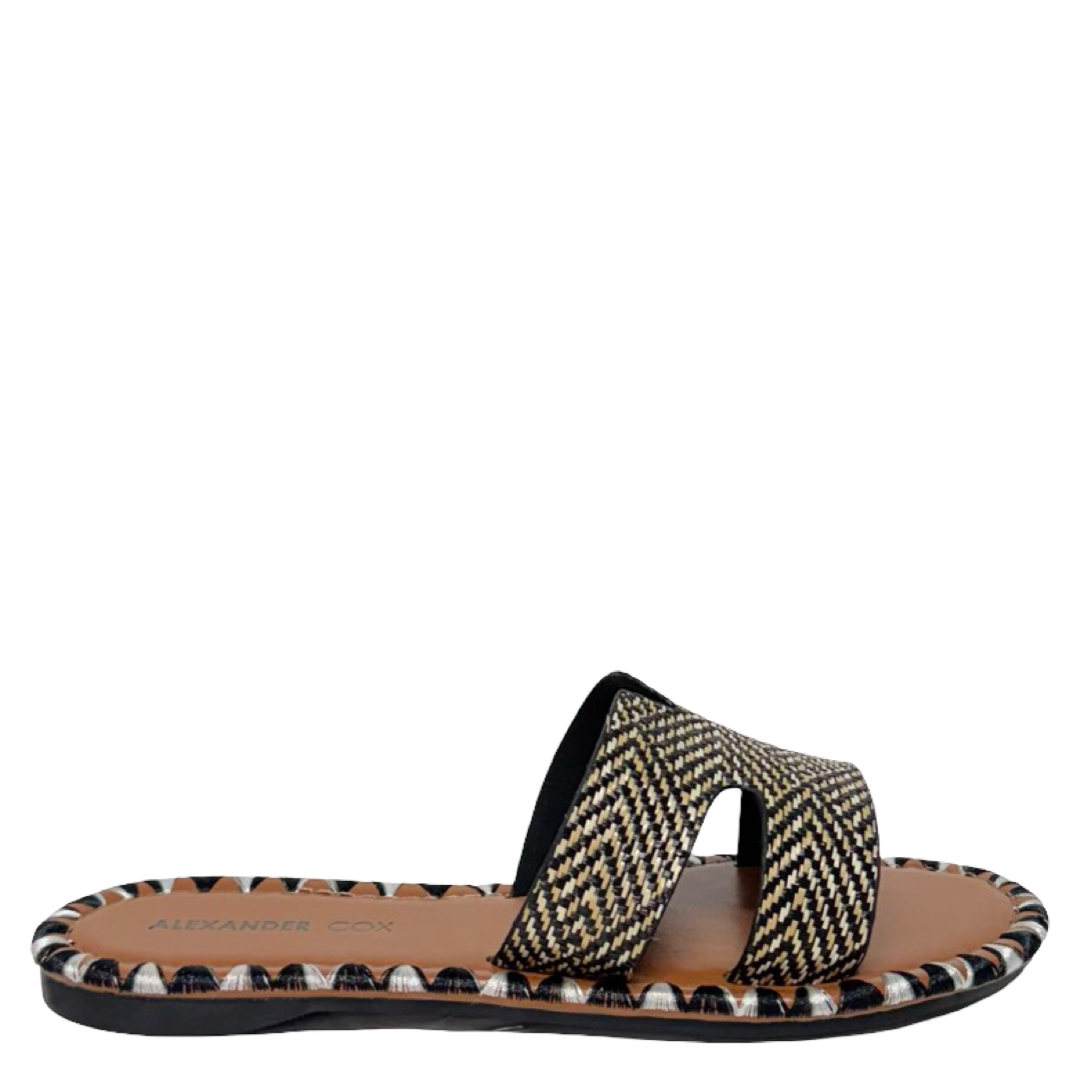 WOVEN HERMANO FLATS - BLACK