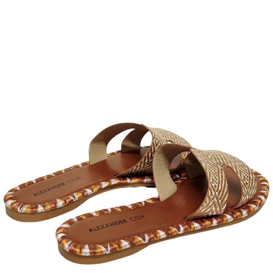 WOVEN HERMANO FLATS - CAMEL - Image 3