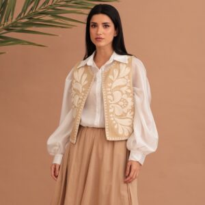 BRIDGET WAISTCOAT - BEIGE