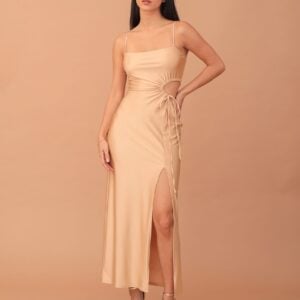 BERNADETTE DRESS - GOLD
