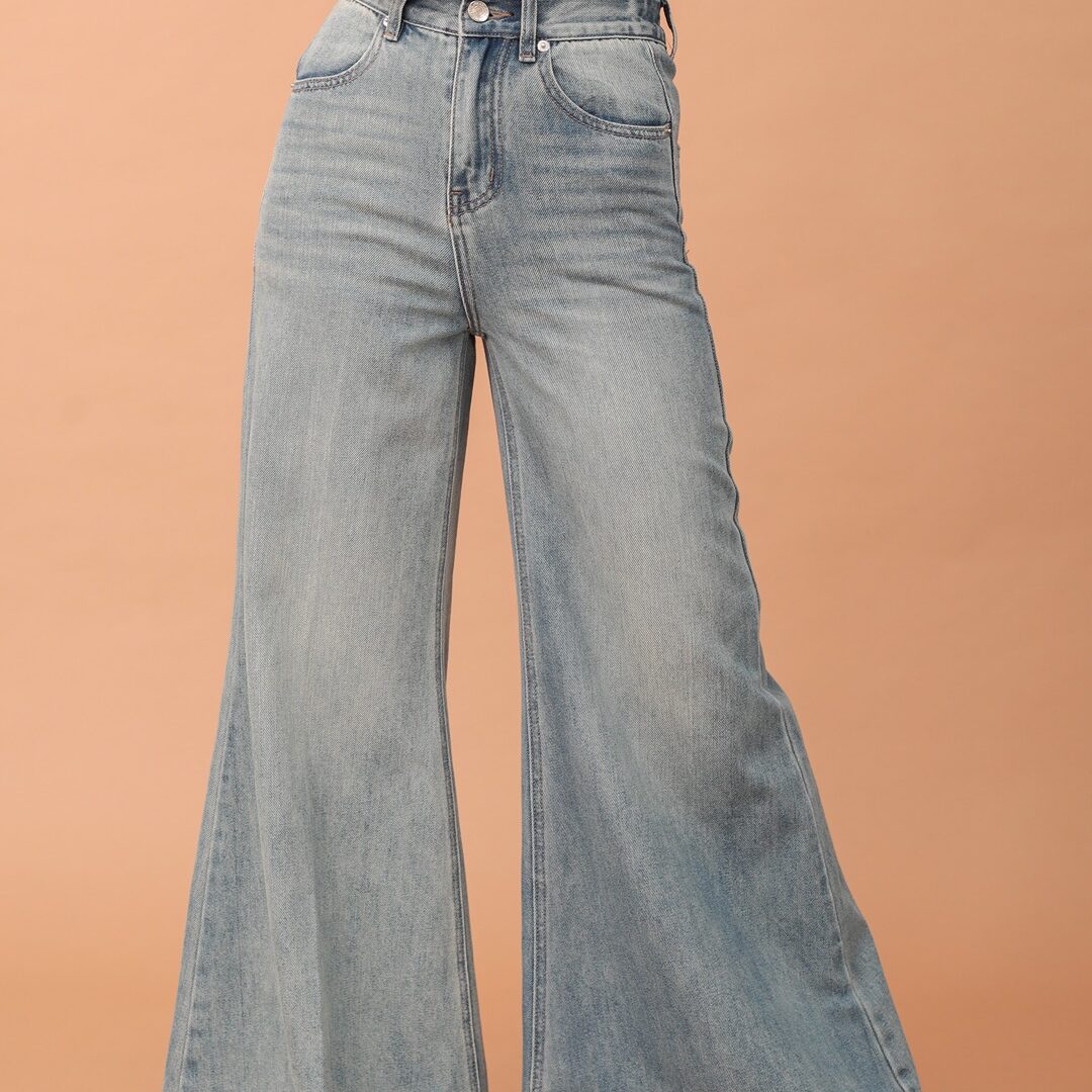 ULTRA WIDE DENIM TROUSERS
