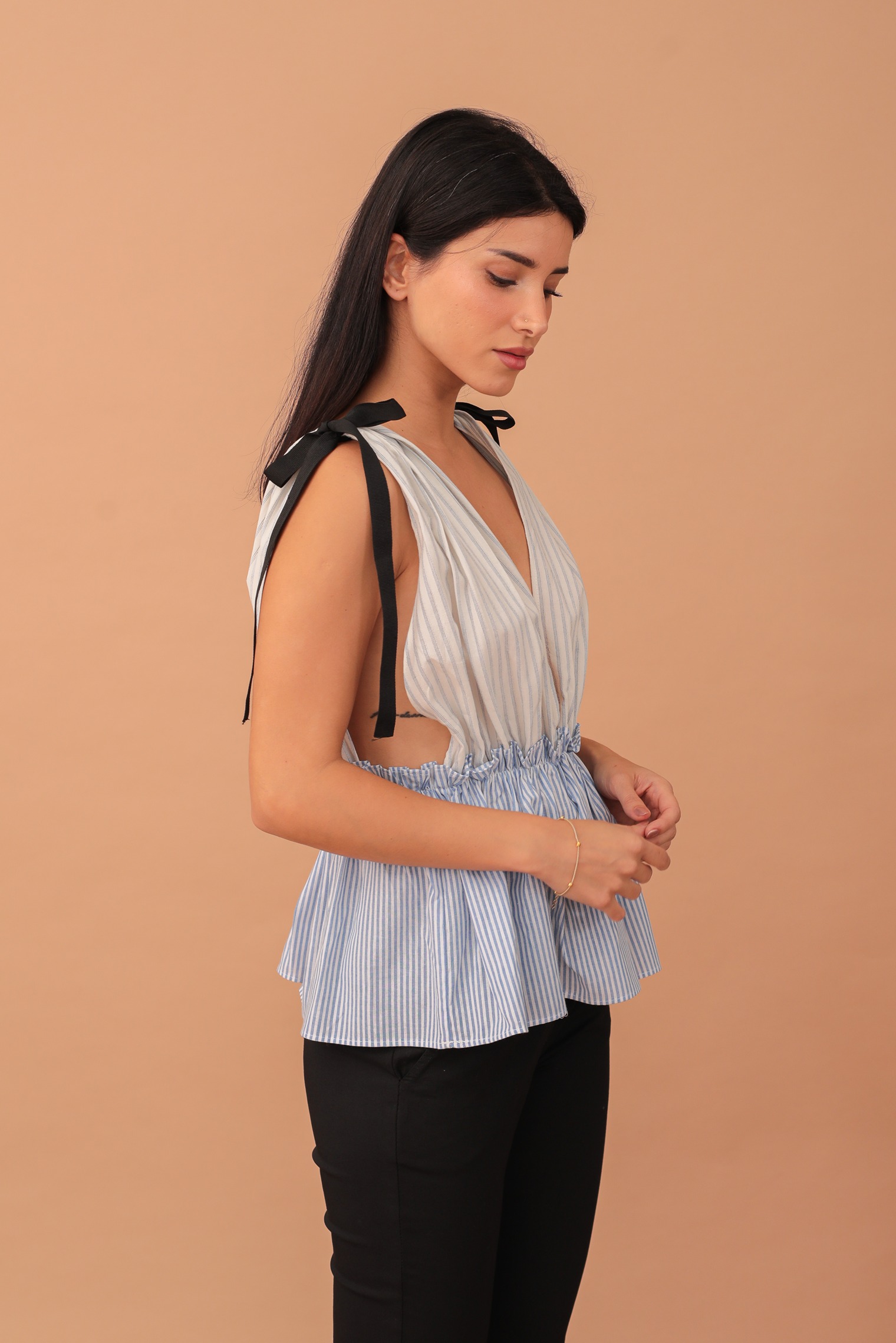 KIMBERLY STRIPED TOP - Image 3