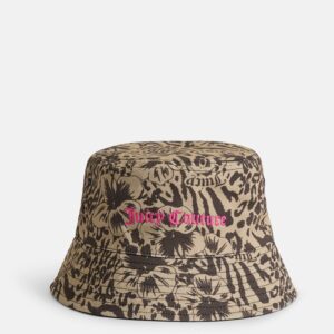 JUICY COUTURE ANIMAL PRINT BUCKET HAT