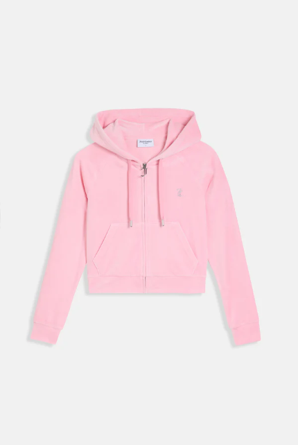 JUICY COUTURE CRYSTAL VELOUR SET - SOFT PINK - Image 5
