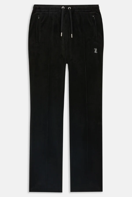 JUICY COUTURE CRYSTAL VELOUR SET - BLACK - Image 4
