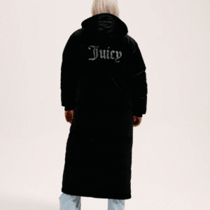 JUICY COUTURE PUFF COAT - BLACK