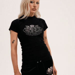 JUICY COUTURE HERITAGE CRYSTAL BLOUSE