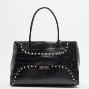 JUST CAVALLI LARGE STUDDED HANDBAG
