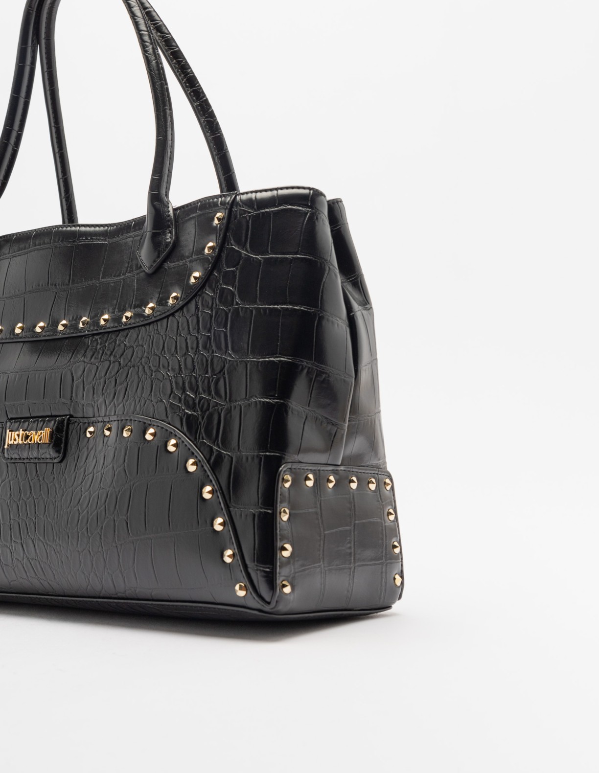JUST CAVALLI LARGE STUDDED HANDBAG - Image 2