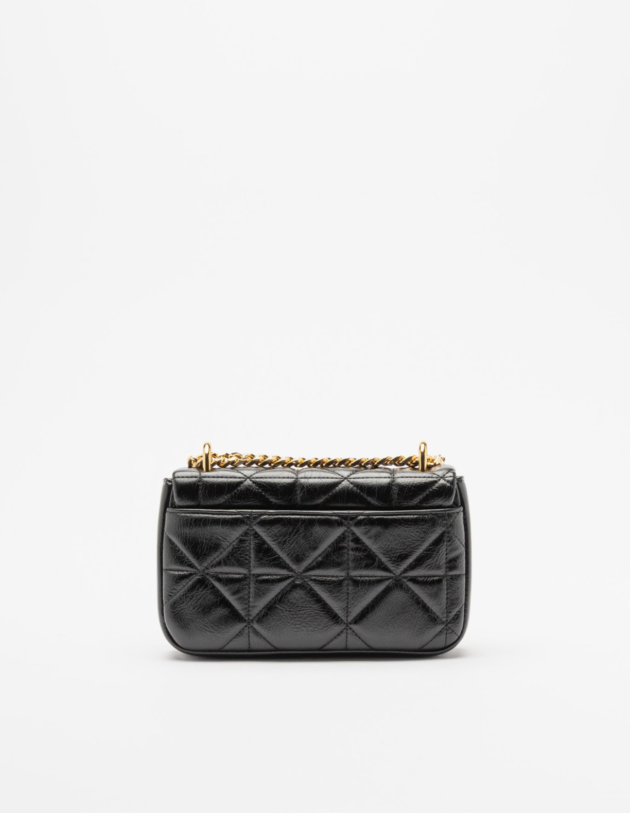 JUST CAVALLI DIAMON QUILT MEDIUM SHOULDER BAG - BLACK - Image 2