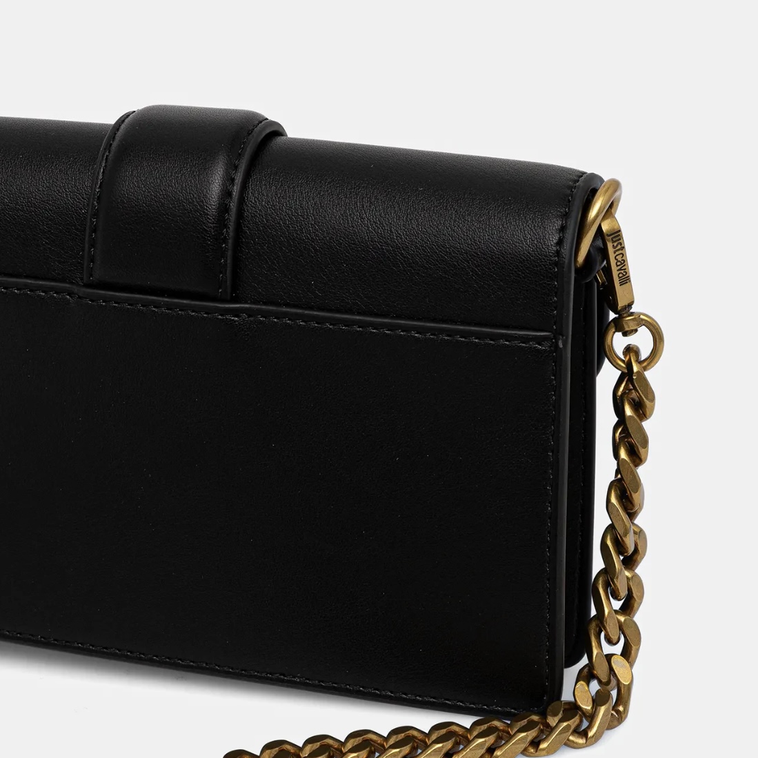 JUST CAVALLI SMALL FLAPPED SNAKE LOGO CROSS BODY - Image 3