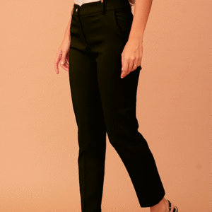 VICTORIA CIGARETTE TROUSERS - BLACK