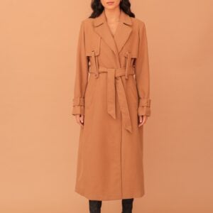 SCARLETT CASHMERE COAT - CAMEL