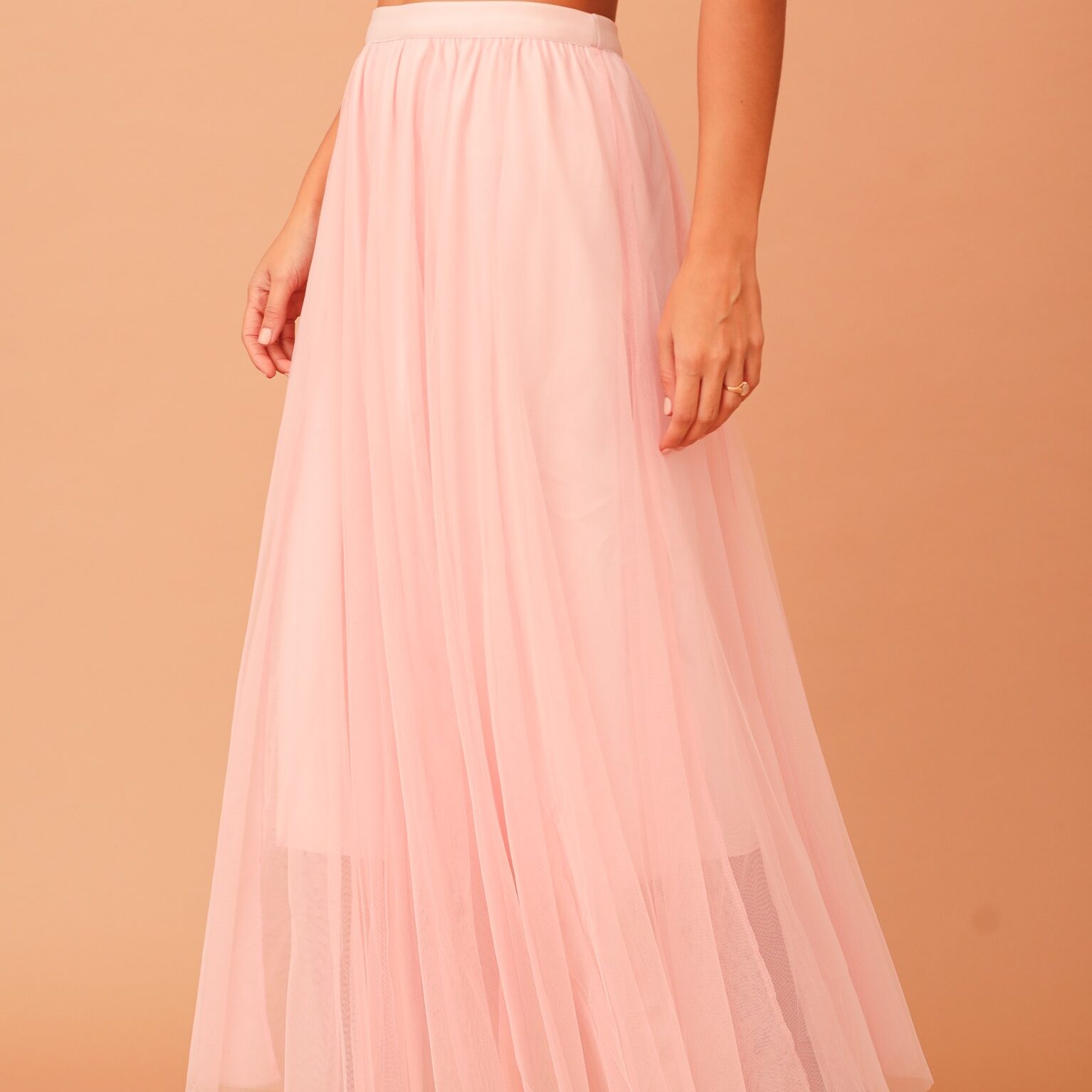 ZOE TULLE SKIRT - BABY PINK