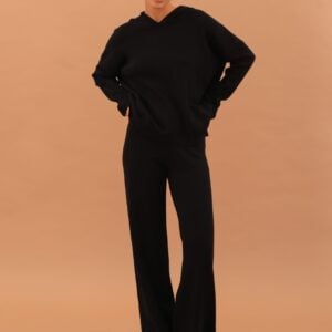 ROSALIE KNIT SET - BLACK