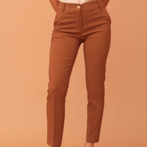 VICTORIA CIGARETTE TROUSERS - CAMEL