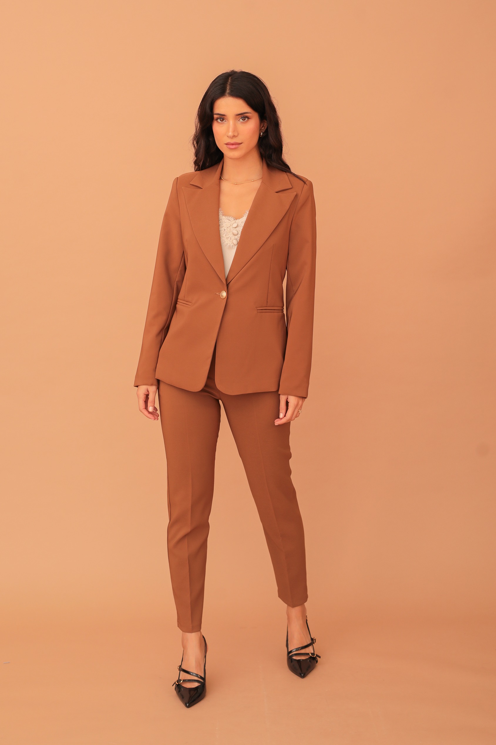 VICTORIA BLAZER - CAMEL - Image 4