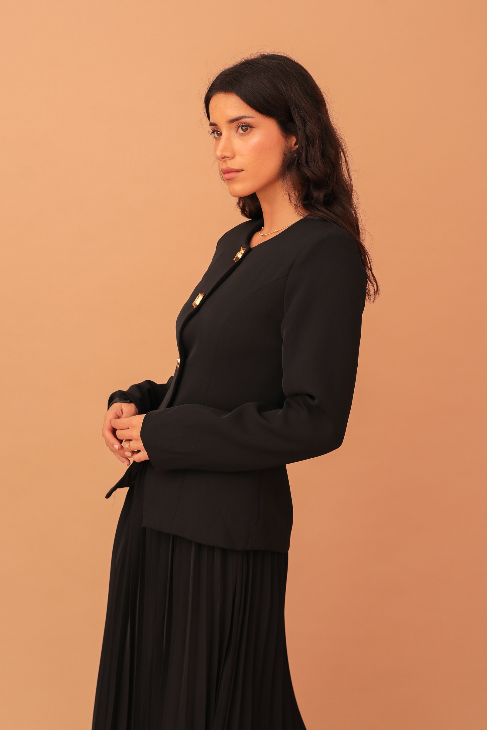 MARGARET BLAZER - BLACK - Image 4