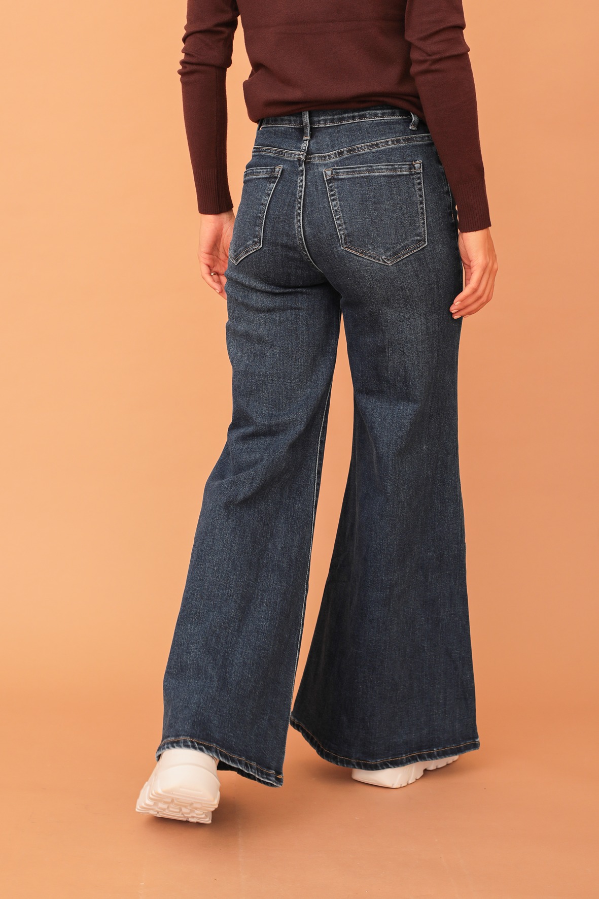 MADDISON ULTRA WIDE JEANS - BLUE - Image 3